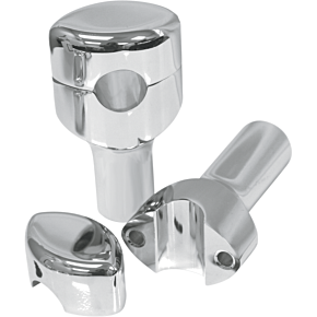 La Choppers Risers - Smooth - 3" - Chrome LA-7402-03