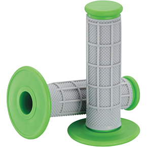 Moose Racing Green Half Waffle Qualifier Grips