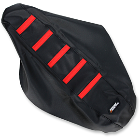 Moose Racing Ribbed Seat Cover - Red - Honda - 0821-2614