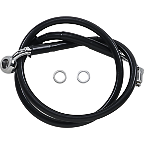 Brake Line - +8" - Black - '18-'21 Softail 1741-5822