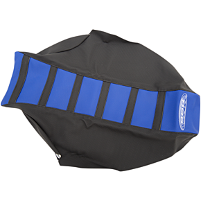 6-Ribbed Seat Cover - Black Ribs/Blue Top/Black Sides 95945KBK