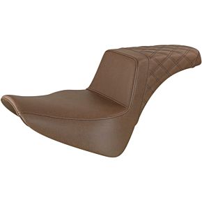 Step Up Seat - Passenger Lattice Stitched - Brown