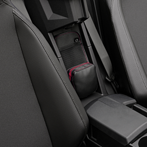 Center Console Kaliber Organizer - Black with Red Zipper H44-3ZRED