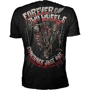 Forever Two Wheels T-Shirt - Black - 4XL LT20898-4XL