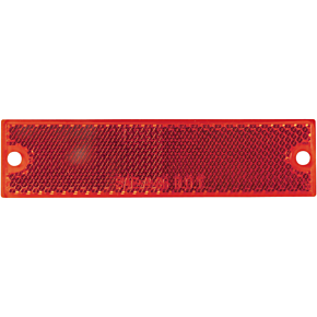 Replacement Rectangular Reflector - Red RE-15RK