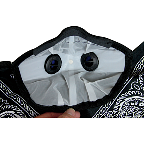 Bandana Dust Mask - Black BDMBLK