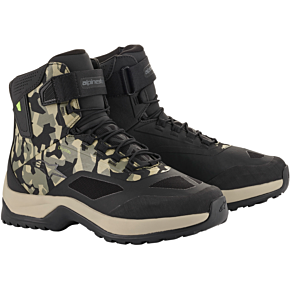 Alpinestars CR-6 Drystar Shoes - Black/Brown/Green - Size 10.5
