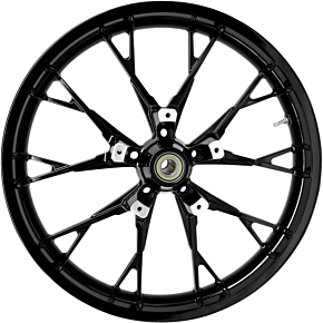 Coastal Moto Wheel - Marlin - Front - Dual Disc/No ABS - Solid Black - 21"x3.50" 3D-MAR213SB