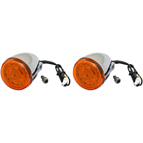 Custom Dynamics ProBEAM® Turn Signals - Chrome/Amber PB-IND-RTS-A-C