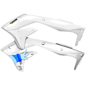 Cycra PowerFlow Shrouds - White 1CYC-1867-42