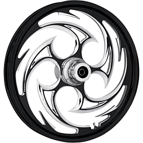 Rc Components Savage Eclipse Front Wheel - Dual Disc/ABS - Black - 23"x3.75" - '08+ FLT 23375-9031A-85E