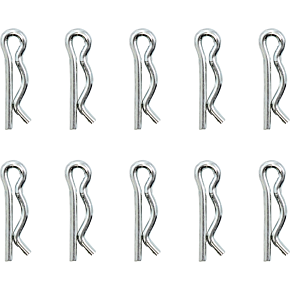 Axle Clip - Chrome - Rear - 10 Pack 0214-1977