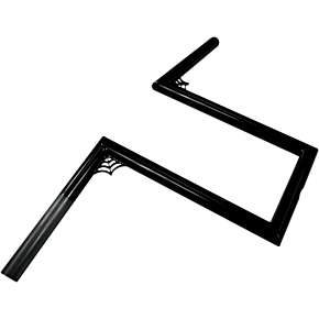 Handlebar - Web T - 12" - Black LA-7380-W12B