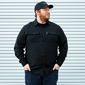 HI Test Flannel Shirt - Black - XL 8128-124-005