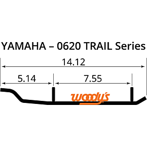 Mini Sled Runner - Standard - 4" - 60° RUY-0620