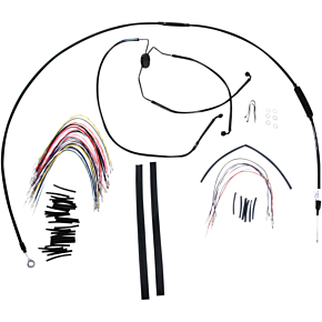 BURLY BRAND Control Kit - 15" Ape Hanger Handlebars B30-1101