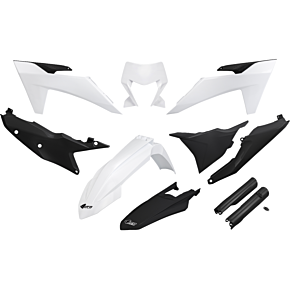 Body Kit - White/Black - KTM - EX '24-'25 KTKIT530F@222