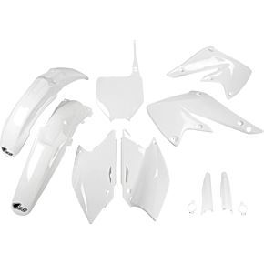Body Kit - White - Kawasaki - KXF '04-'05 KAKIT203F@047