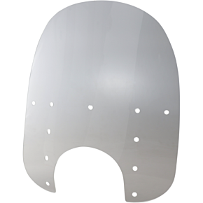 Fats Windshield - 19" - 9" Headlight Cutout - Clear - Plastic MEP3710