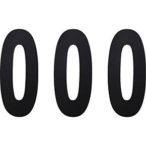 FX Number 0 - Black - 8" 02-4470