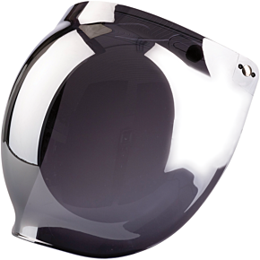 Flip-Up Bubble Shield - 3-Snap - Mirror 0130-0752