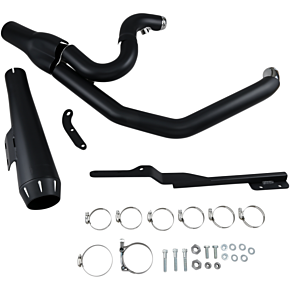 2:1 Exhaust - Black - Megaphone - Short - '91-'05 FXD 13322R