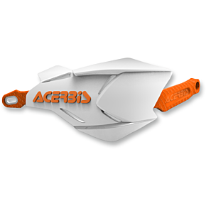 Acerbis White/Orange X-Factory Handguards