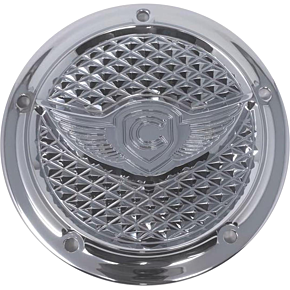 Derby Cover - 5-Hole - Diamondback - Chrome C3070-C