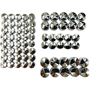 Engine Bolt Covers - Chrome - M8 2404-0984