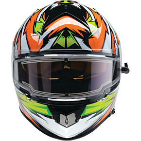 Warrant Helmet - Neuron - Orange/Green - XS 0101-17223
