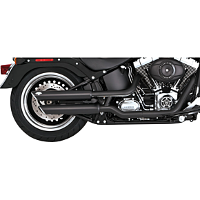 3" Twin Slash Slip-On Mufflers - Black 46343