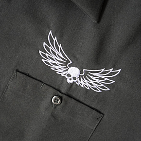 Metal Till the Grave Shop Shirt - Black - 3XL DG60179XXXL