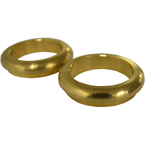 La Choppers Fork Dust Covers - 49 mm - Brass LA-7503-49G