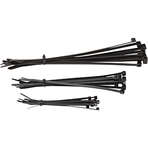 Moose Racing Cable Ties Black 30Pack