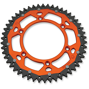 Moose Racing Dual Sprocket MSE - Orange - 49-Tooth
