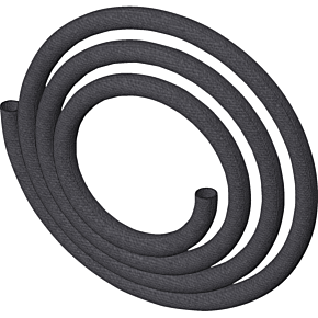 Synthetic Winch Rope Sheath - Black - ATV ATV-RPS