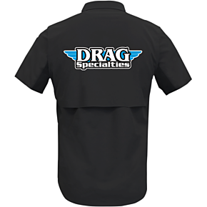 Drag Specialties Vented Shop Shirt - Black - Medium DRG31ST26BKMD