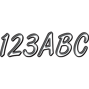I.D. Sticker Kit - 400 Series - White WHBKG400