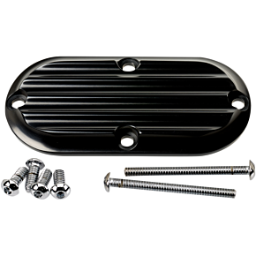 Inspection Cover - Black - Finned 06-95-1