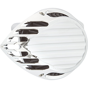 Rough Crafts Finned Air Cleaner - Chrome RC-600-006