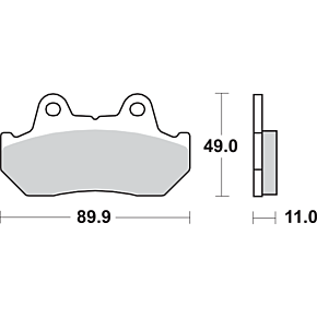 Sbs HF Brake Pads - Honda 542HF