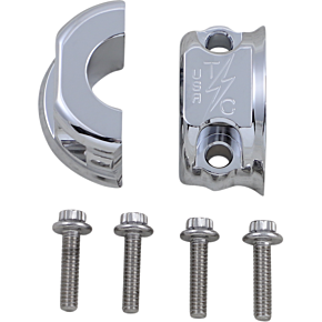 Thrashin Supply Co Perch Clamps - Clutch/Brake - Chrome TSC-2703-3