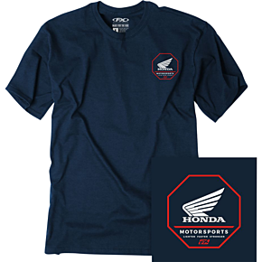 Honda Octagon T-Shirt - Heather Navy - Medium 27-87322