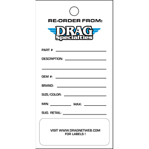 Inventory Re-Order Tags 9904-0425