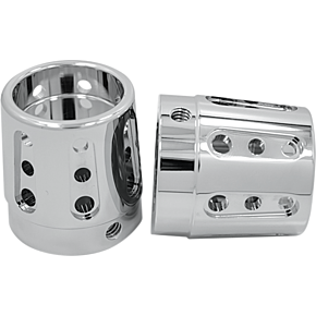 Front Axle Nut Cover - Chrome - Gatlin - 1" AXL-GAT-CH
