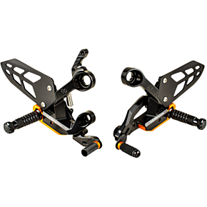 Adjustable Rearset - Black - KTM VCR38GT2-KT04