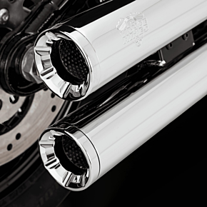 Eliminator 300 Slip-On Mufflers - Chrome 16312