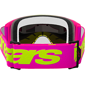 Vision 5 Goggle - Wordmark - Pink/Yellow Fluo - Red Mirror Lens 5102425-3085