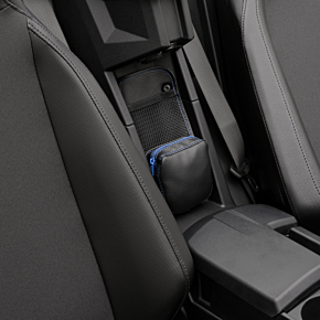 Center Console Kaliber Organizer - Black with Blue Zipper H44-3ZBLUE