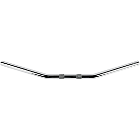 Handlebar - Narrow Center - Knurled - Dimpled - Chrome 650-08445